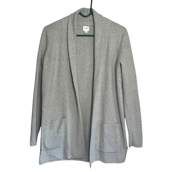 J. Crew Chelsea Sweater Blazer Grey Size XS - Picture 2 of 7
